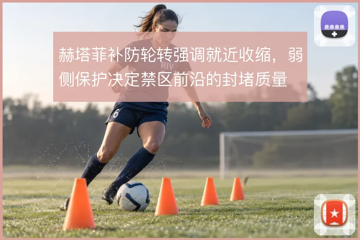 赫塔菲补防轮转强调就近收缩，弱侧保护决定禁区前沿的封堵质量
